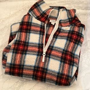 Jcrew Sherpa fleece 1/4 zip